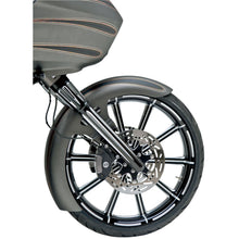 Arlen Ness Hot Legs Fork Legs - Dual Disc - Deep Cut - Black/Silver - '08-'13 FLT 06-511_343978