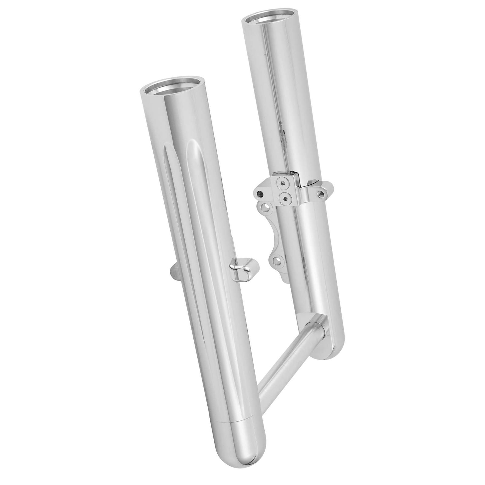 Arlen Ness Hot Legs Fork Legs - Dual Disc - Deep Cut - Chrome - '00-'07 FLT 06-512_91405