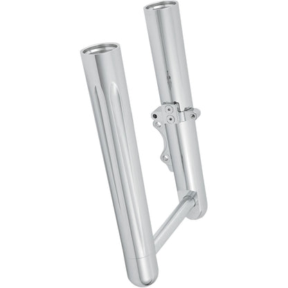 Arlen Ness Hot Legs Fork Legs - Dual Disc - Deep Cut - Chrome - '00-'07 FLT 06-512_343980