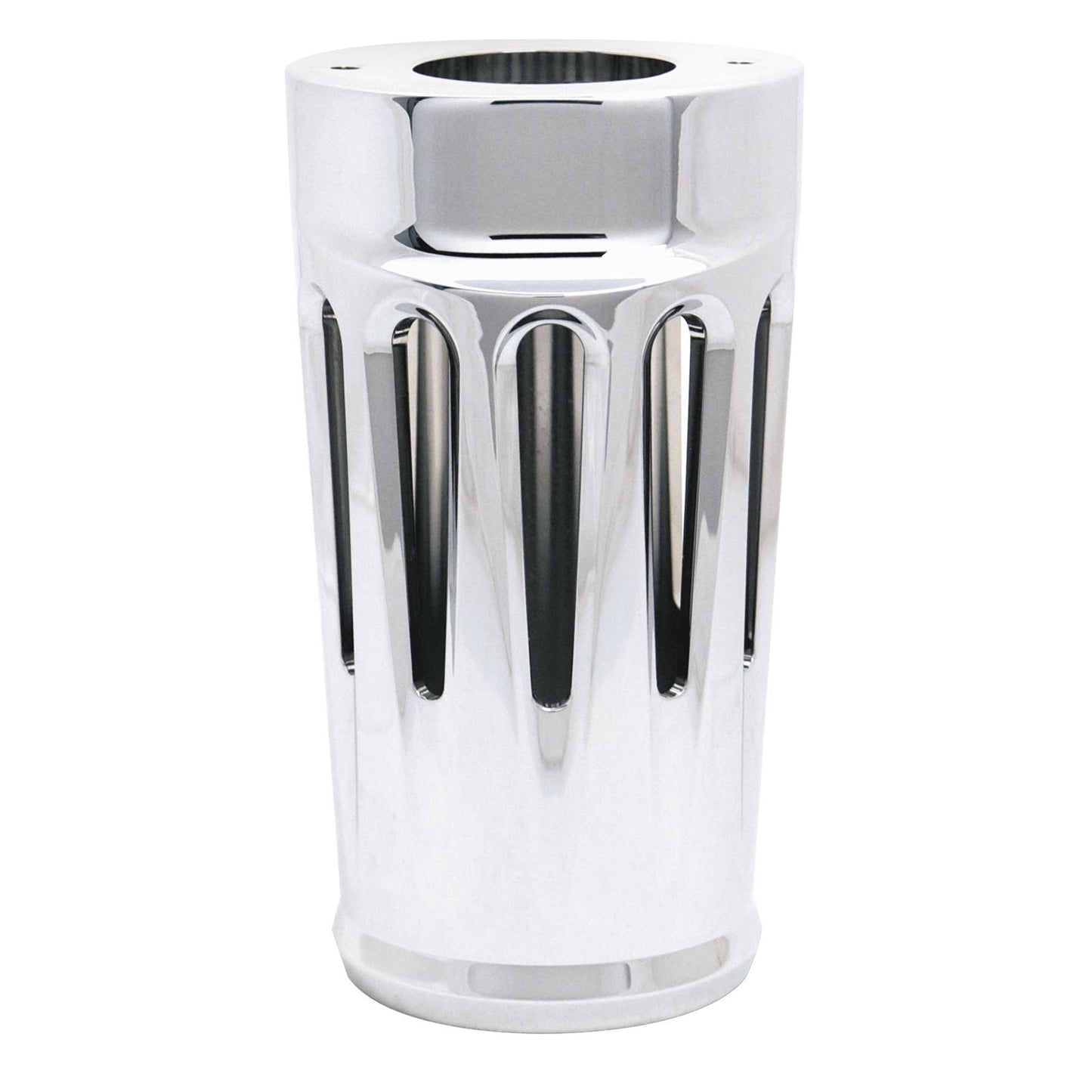 Arlen Ness Deep Cut Fork Boot Covers - Chrome - FLHTD 20-012_91412