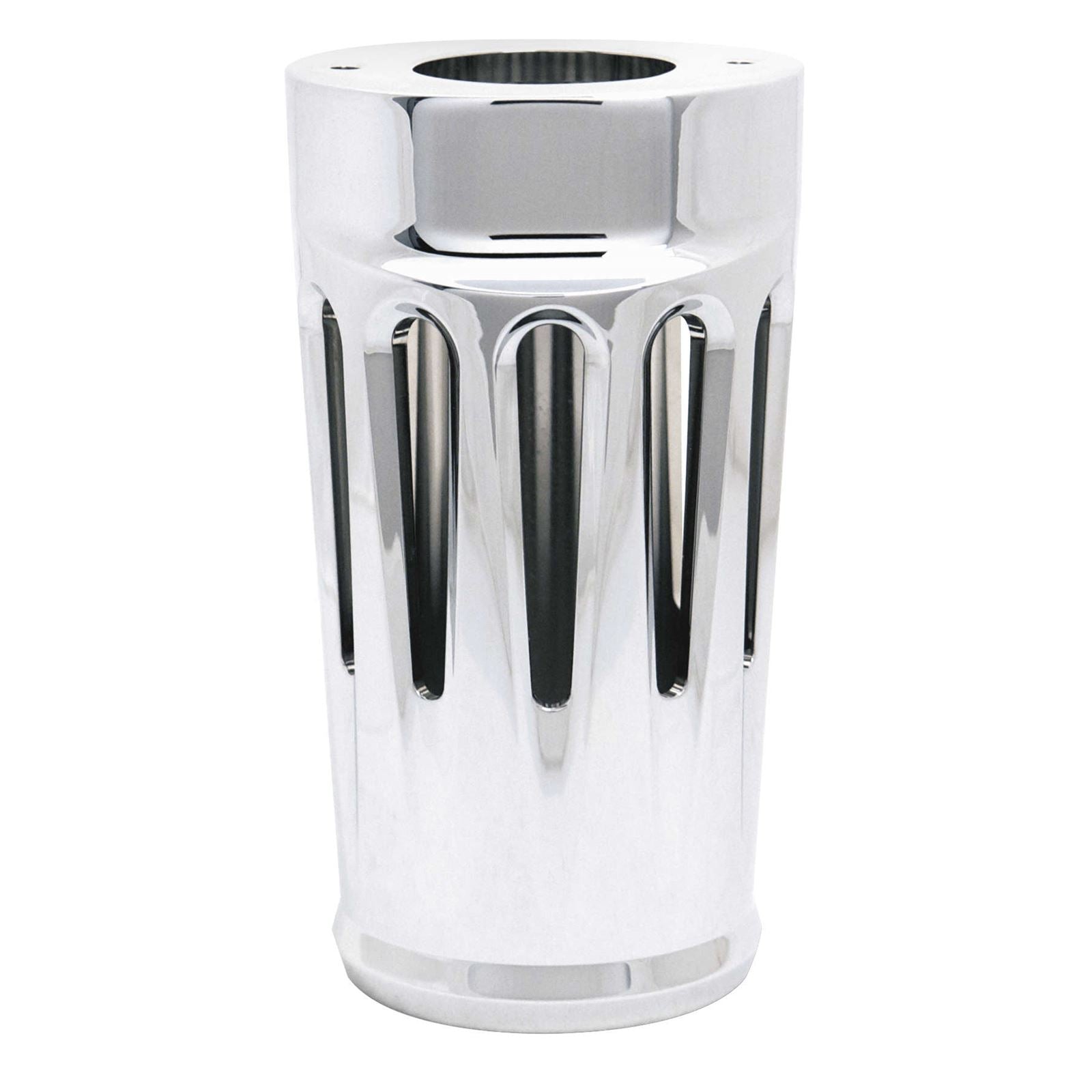 Arlen Ness Deep Cut Fork Boot Covers - Chrome - FLHTD 20-012_91412