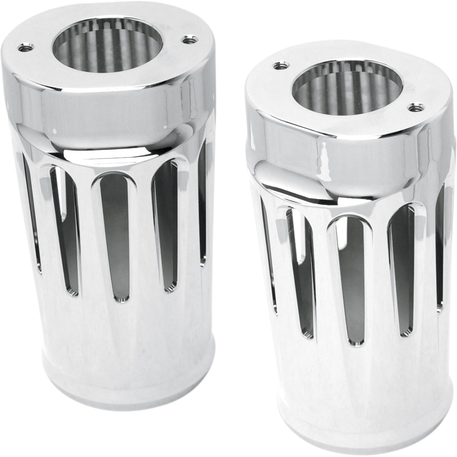 Arlen Ness Deep Cut Fork Boot Covers - Chrome - FLHTD 20-012_344033