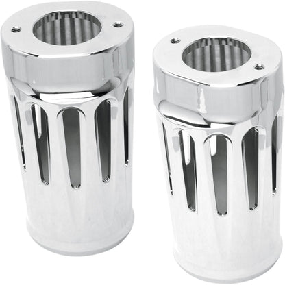 Arlen Ness Deep Cut Fork Boot Covers - Chrome - FLHTD 20-012_344033