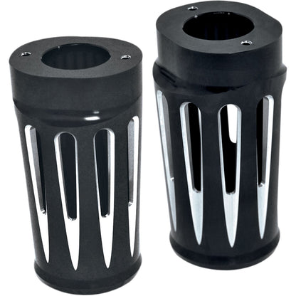 Arlen Ness Deep Cut Fork Boot Covers - Black Anodized - FLHTD 20-014_344034