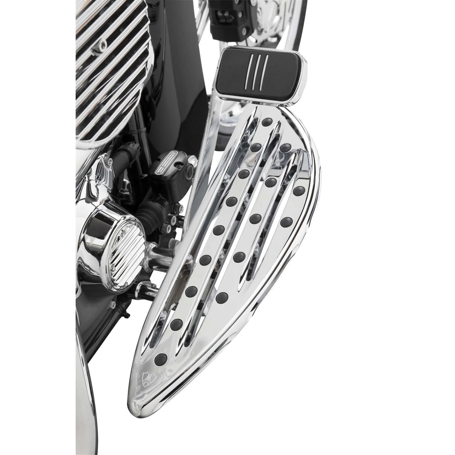 Arlen Ness Driver Floorboard - Deep Cut - Chrome 06-838_91415