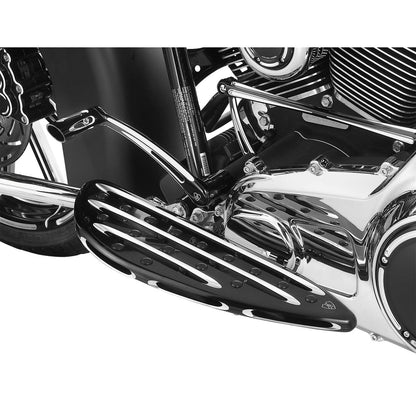 Arlen Ness Driver Floorboard - Deep Cut - Black 06-833_91416