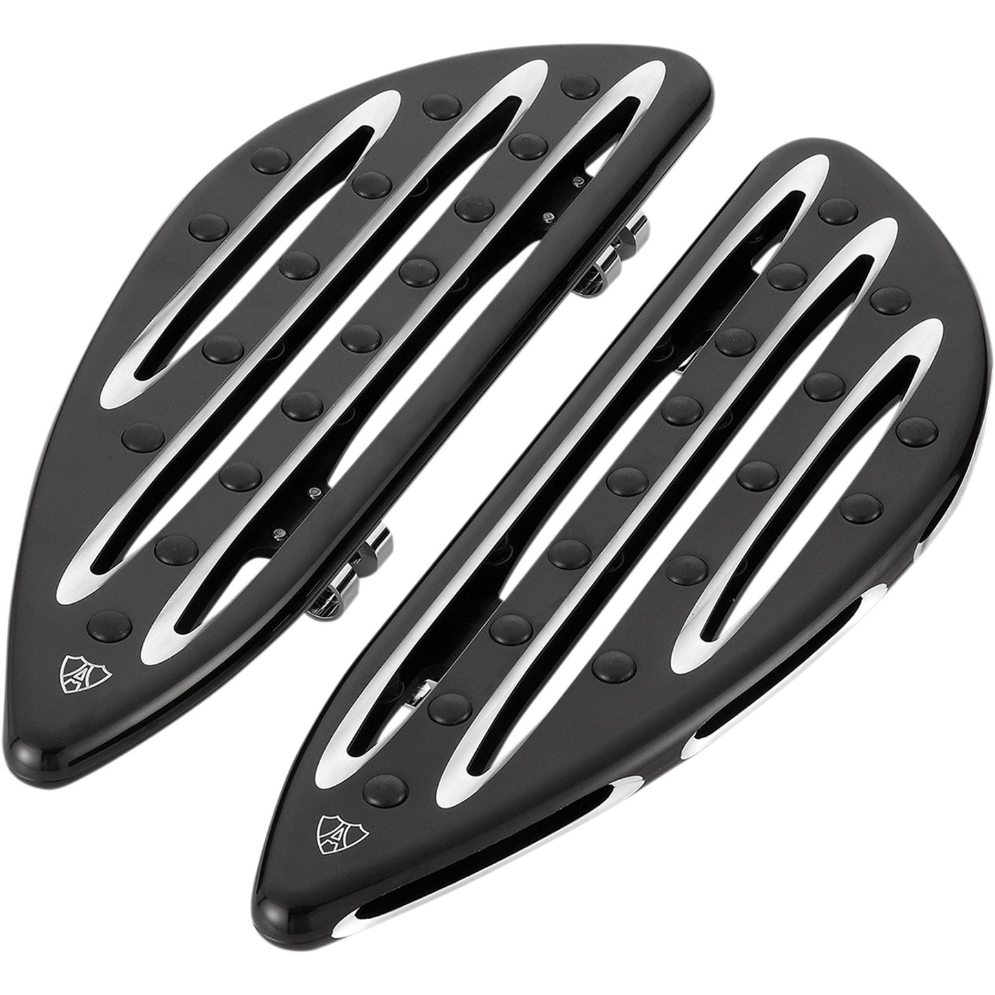 Arlen Ness Driver Floorboard - Deep Cut - Black 06-833_344991