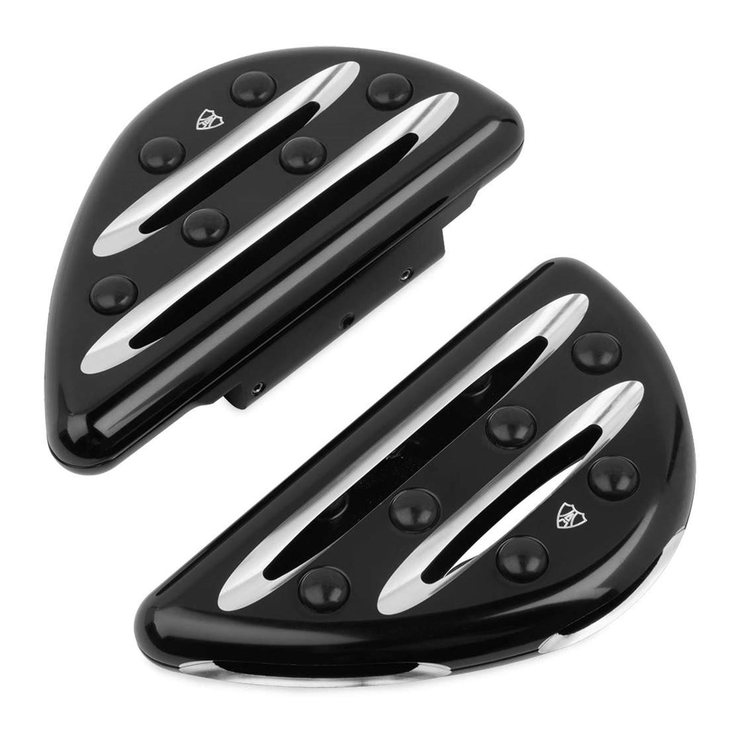 Arlen Ness Universal Floorboard - Deep Cut - Black 06-834_91418