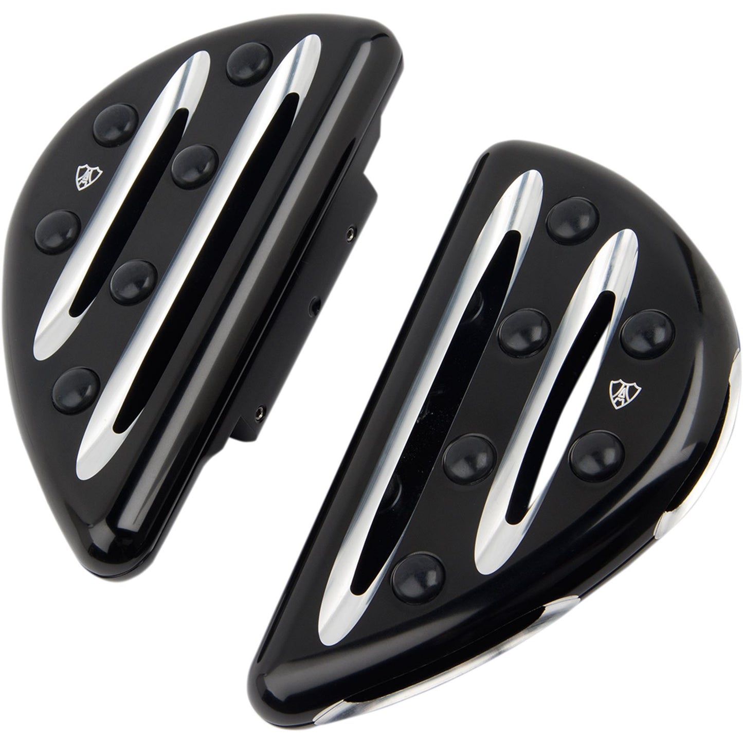 Arlen Ness Universal Floorboard - Deep Cut - Black 06-834_344993