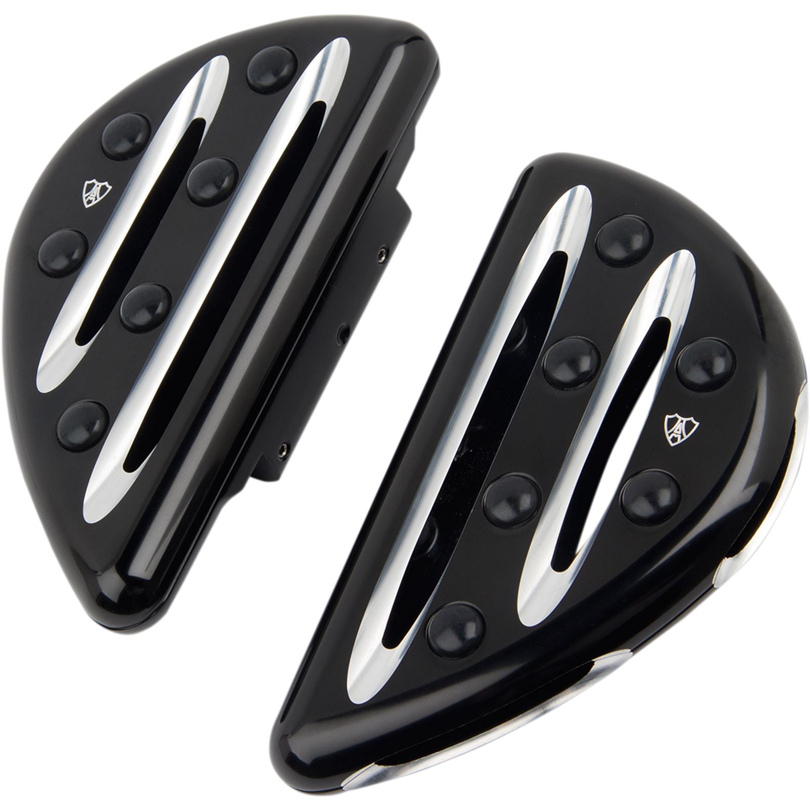Arlen Ness Universal Floorboard - Deep Cut - Black 06-834_344993