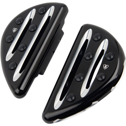 Arlen Ness Universal Floorboard - Deep Cut - Black 06-834_344993