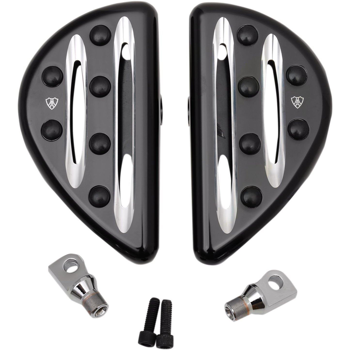 Arlen Ness Universal Floorboard - Deep Cut - Black 06-834_344994