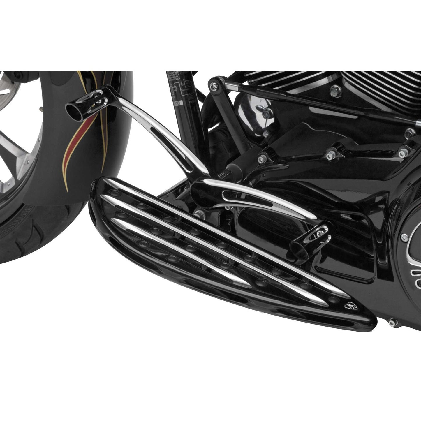Arlen Ness Heel/Toe Shifter - Deep Cut - Black 19-792_91422