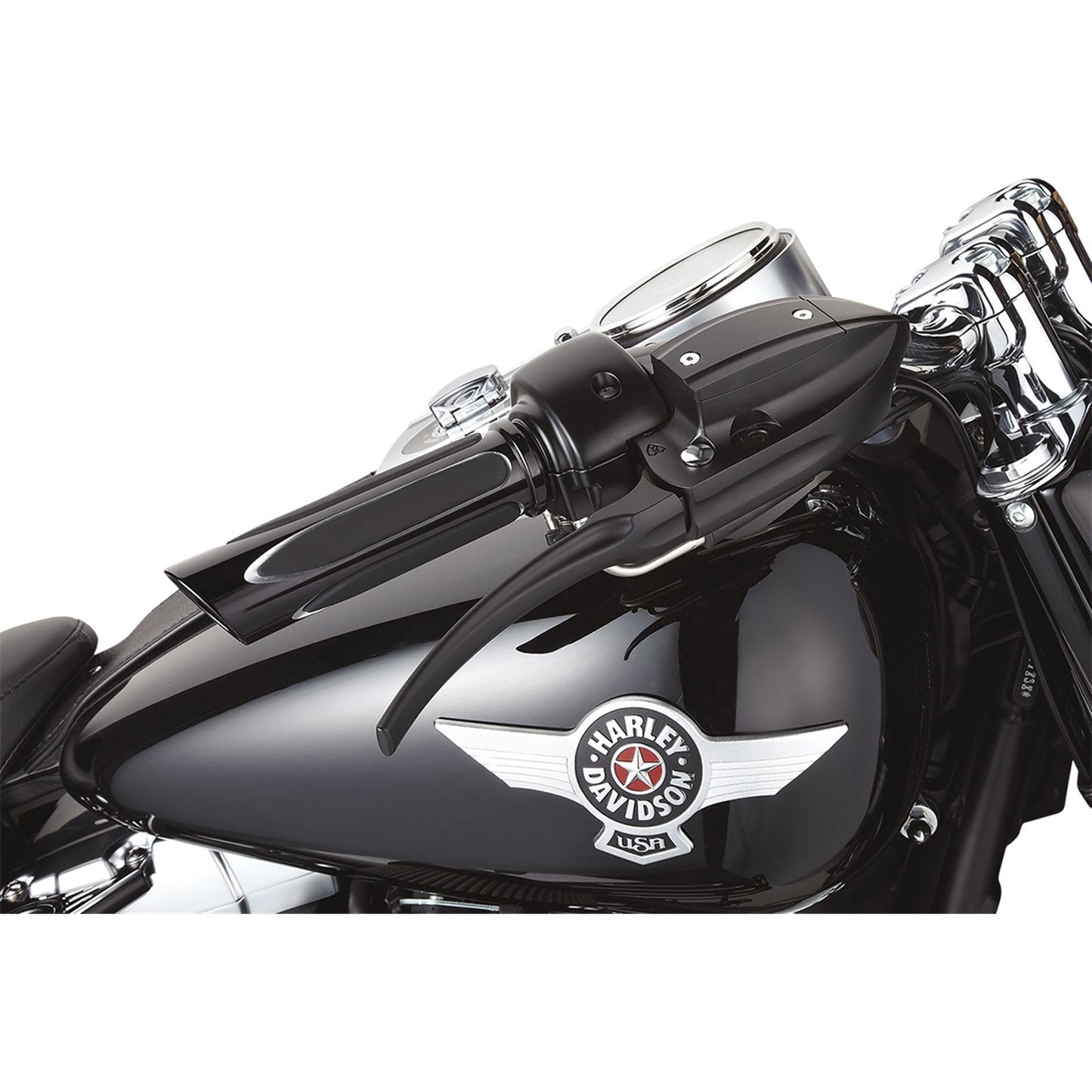 Arlen Ness Black Deep Cut Comfort Grips for Cable 07-051_344148