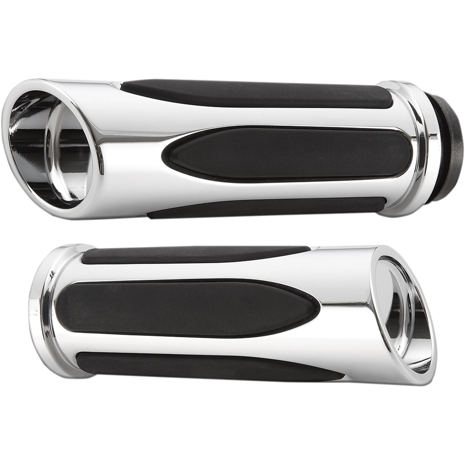 Arlen Ness Chrome Deep Cut Comfort Grips for Throttle by Wire 07-052_344152