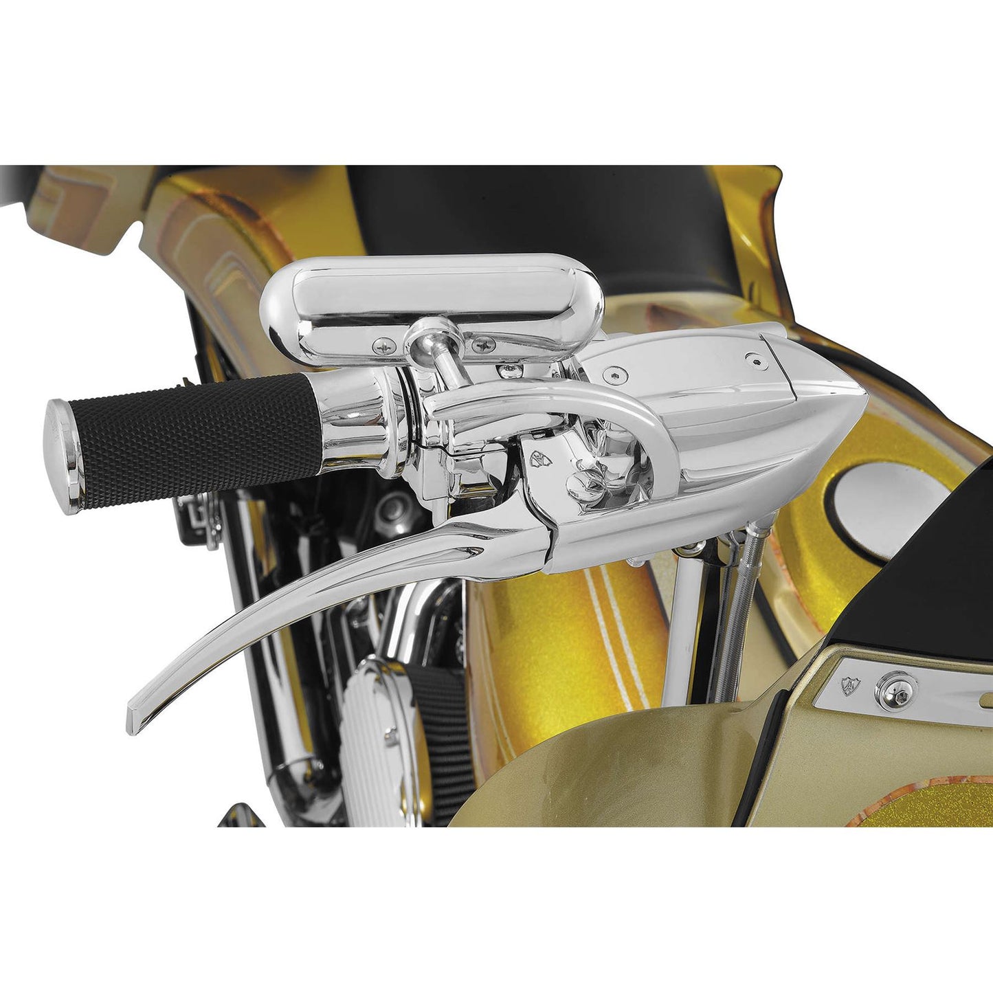 Arlen Ness Mini Oval Mirror - Left 13-406_91470