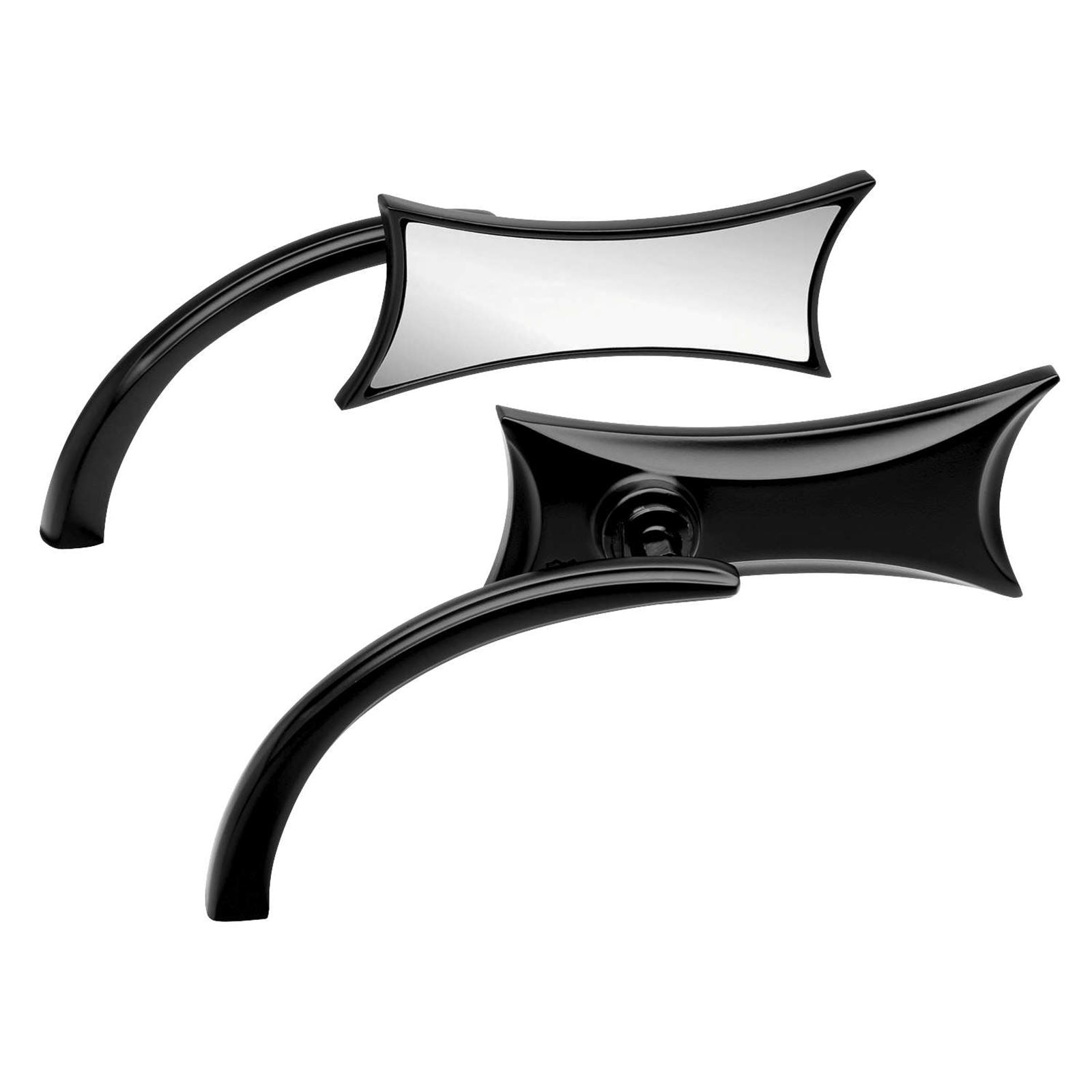Arlen Ness 4 Point Mirror - Black - Left 13-418_91483