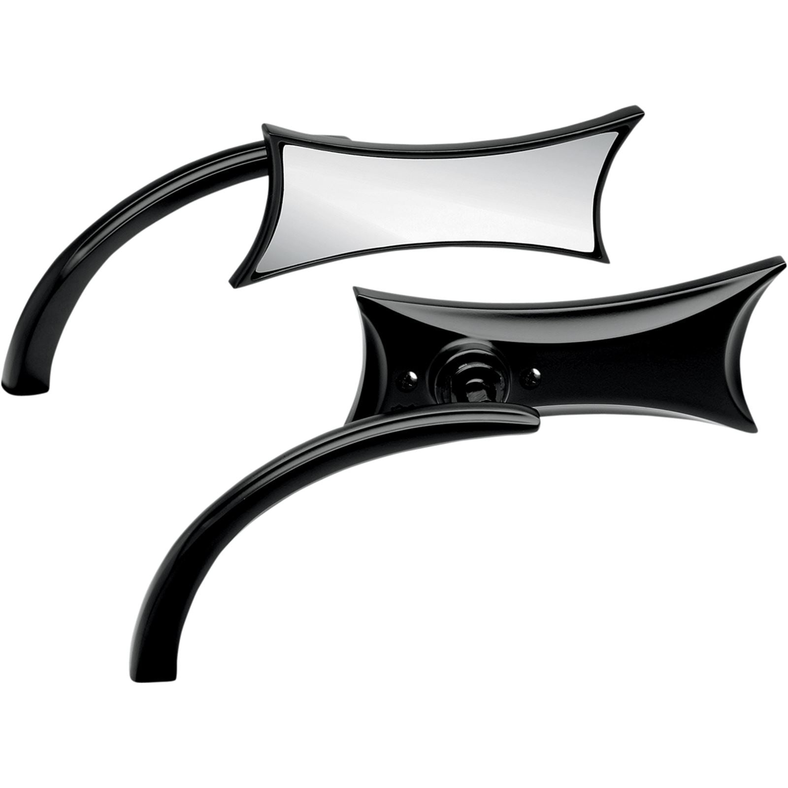 Arlen Ness 4 Point Mirror - Black - Left 13-418_344243