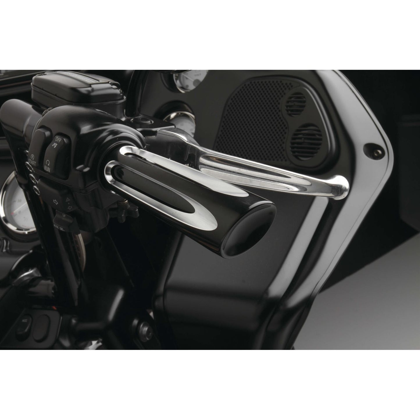 Arlen Ness Black Deep Cut Billet Grips 07-132_91508
