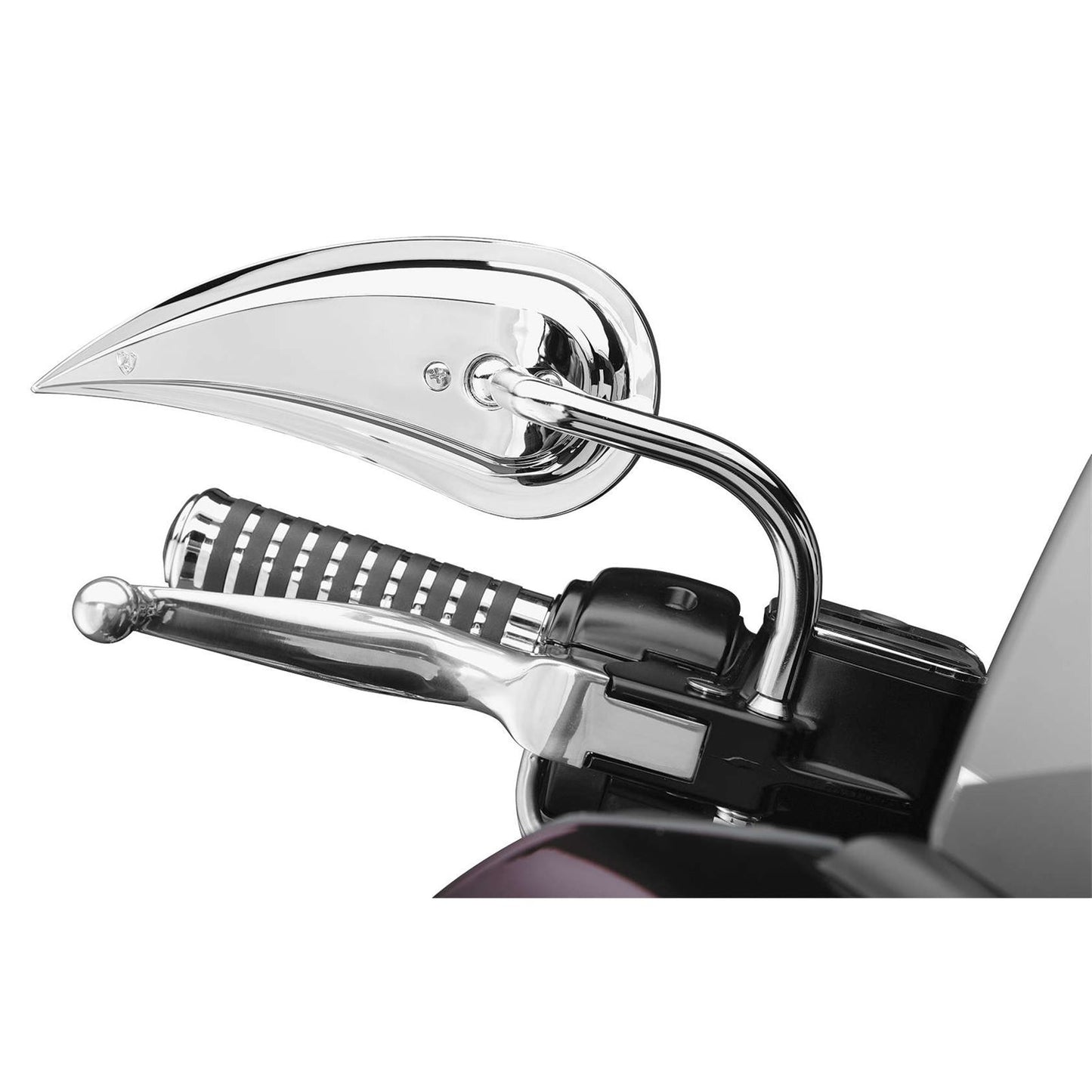 Arlen Ness RAD III Mirror - Tear Drop - Chrome - Right 13-091_91517