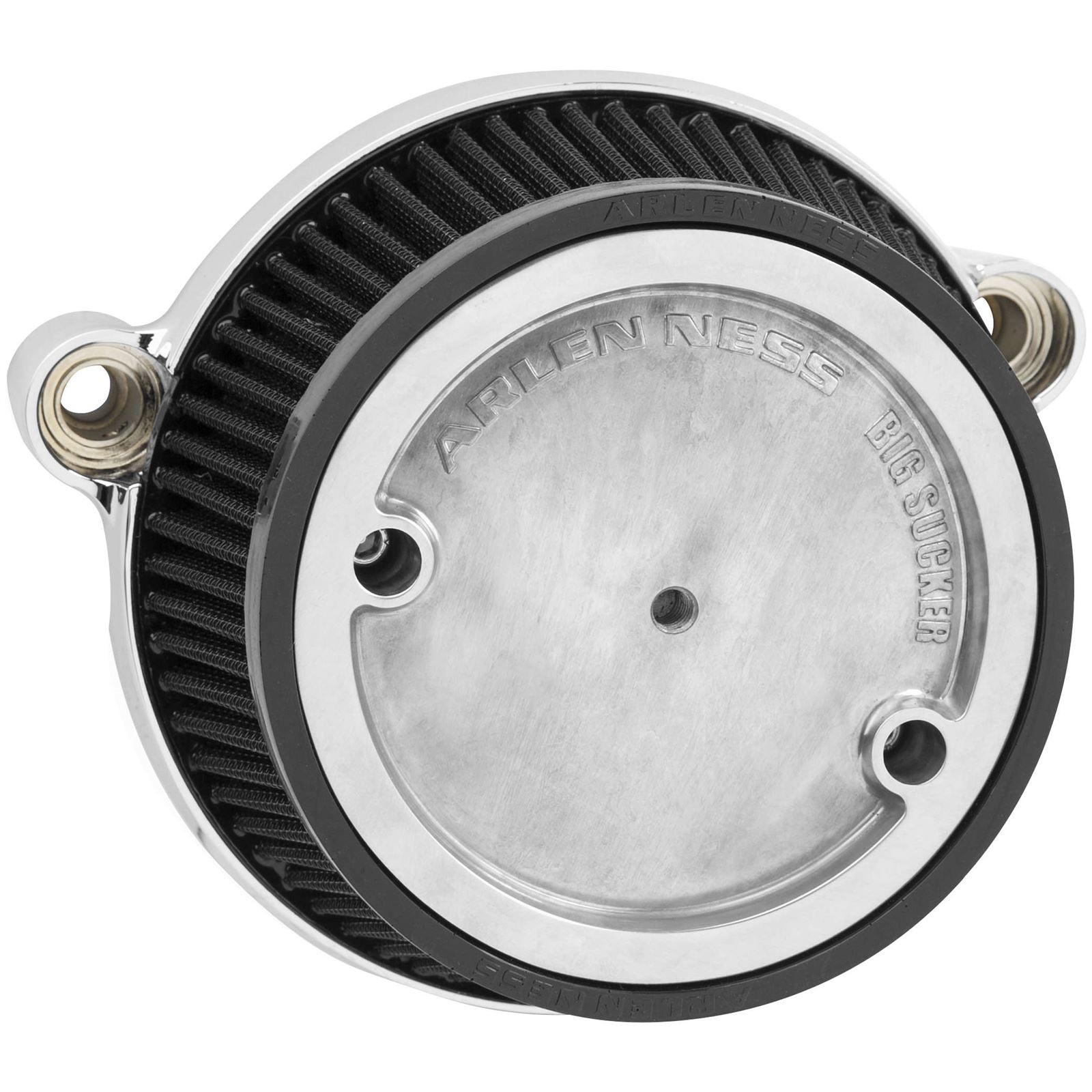 Arlen Ness Air Cleaner Milwaukee-Eight with Chrome Back Plate 18-317_91572