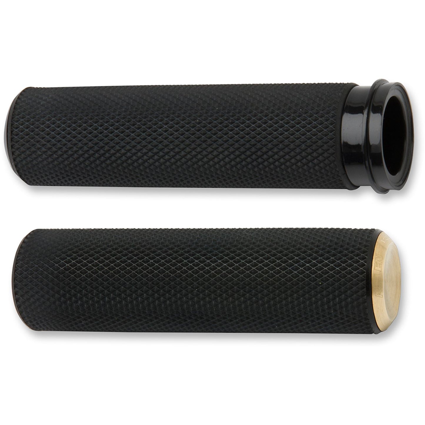 Arlen Ness Brass Knurled Handlebar Grips for Cable 07-332_344190