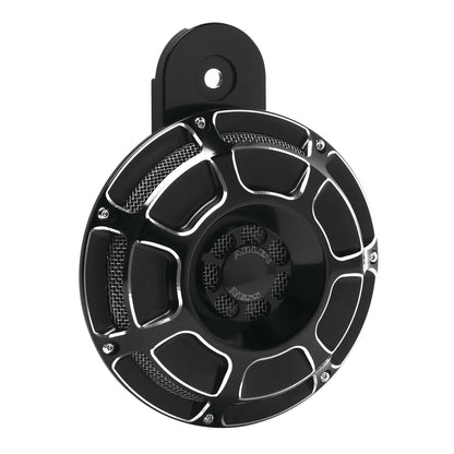 Arlen Ness Custom Horn - Beveled  - Black 70-204_91667