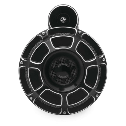Arlen Ness Custom Horn - Beveled  - Black 70-204_91668