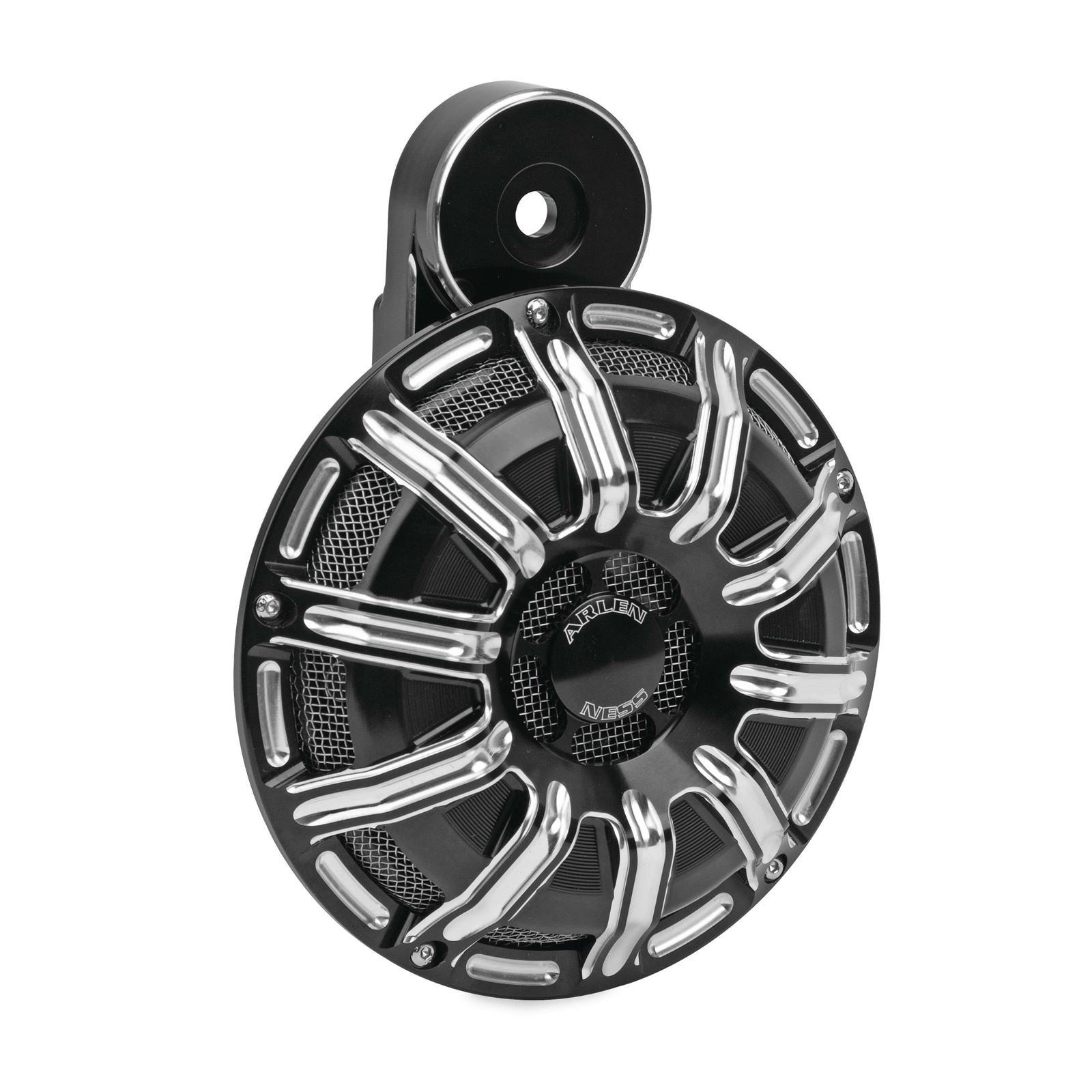 Arlen Ness Custom Horn - 10 Guage - Black - Universal 70-250_91671