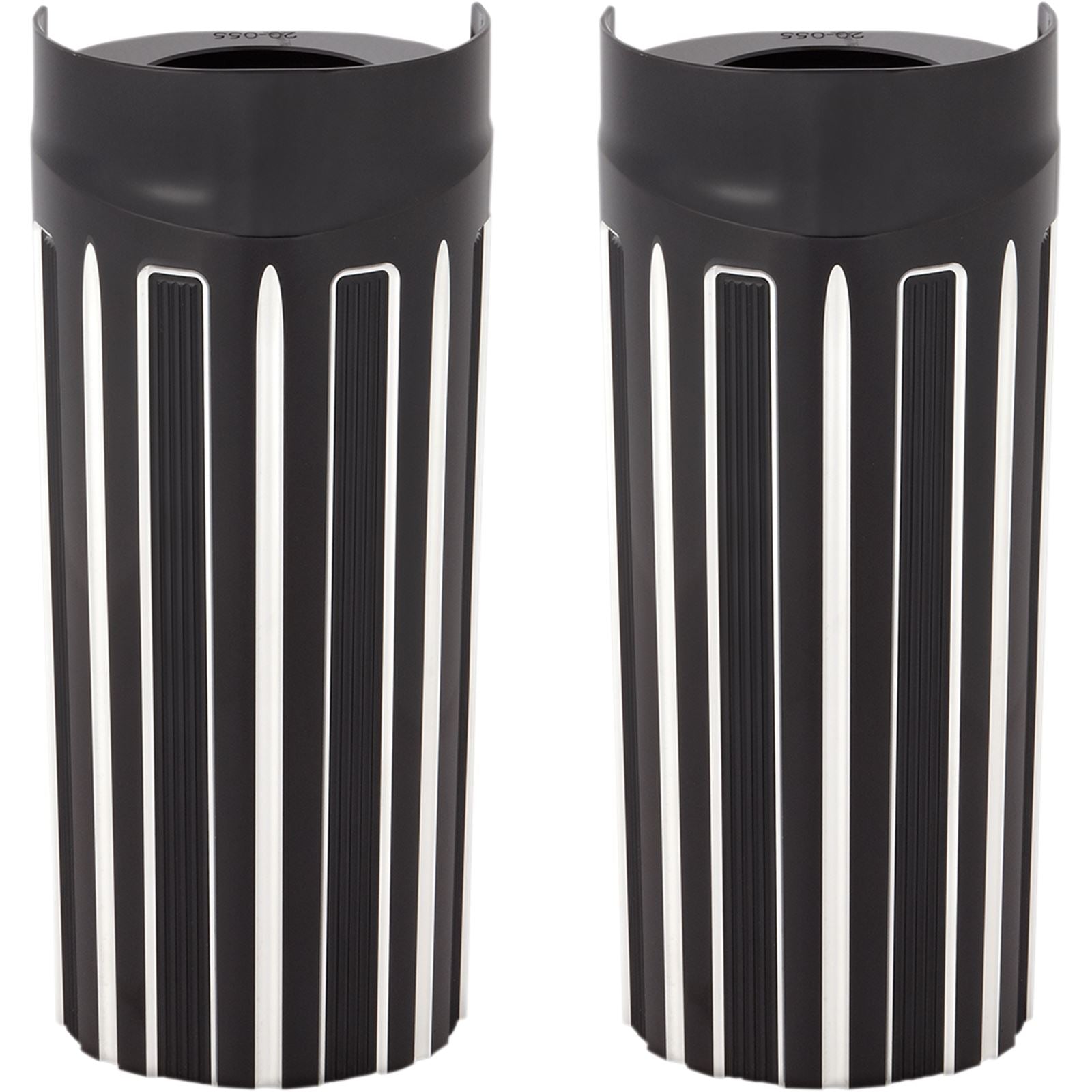 Arlen Ness 10-Gauge Fork Boot Covers - Black Anodized - +2" - FLHT 20-057_344025