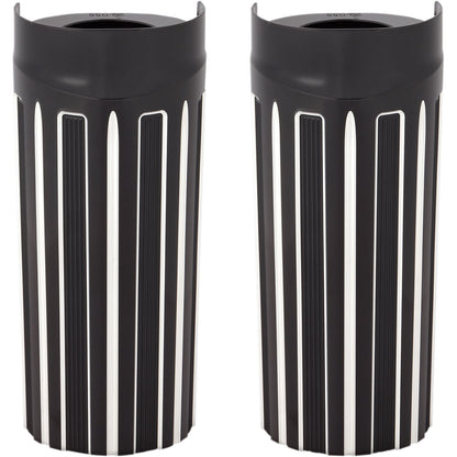 Arlen Ness 10-Gauge Fork Boot Covers - Black Anodized - +2" - FLHT 20-057_344025