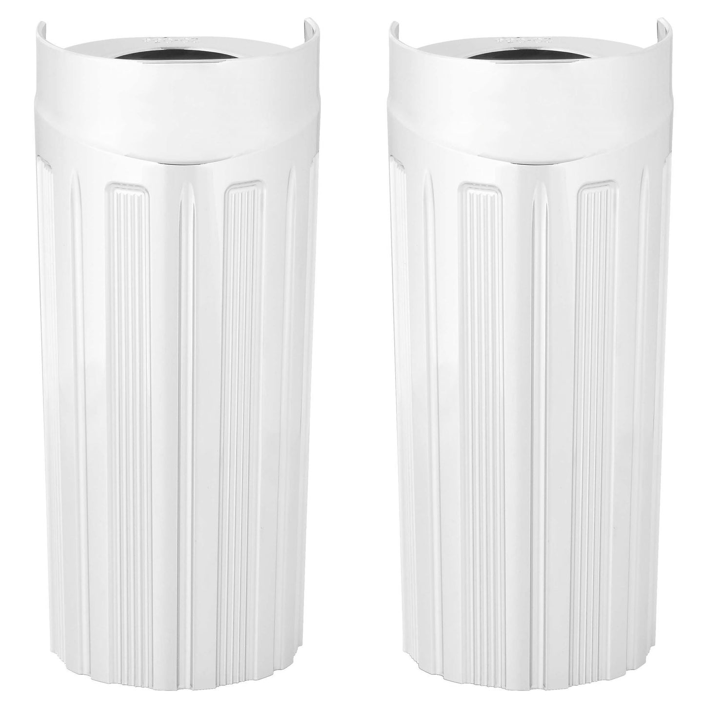 Arlen Ness 10-Gauge Fork Boot Covers - Chrome - +2" - FLHT 20-058_91738