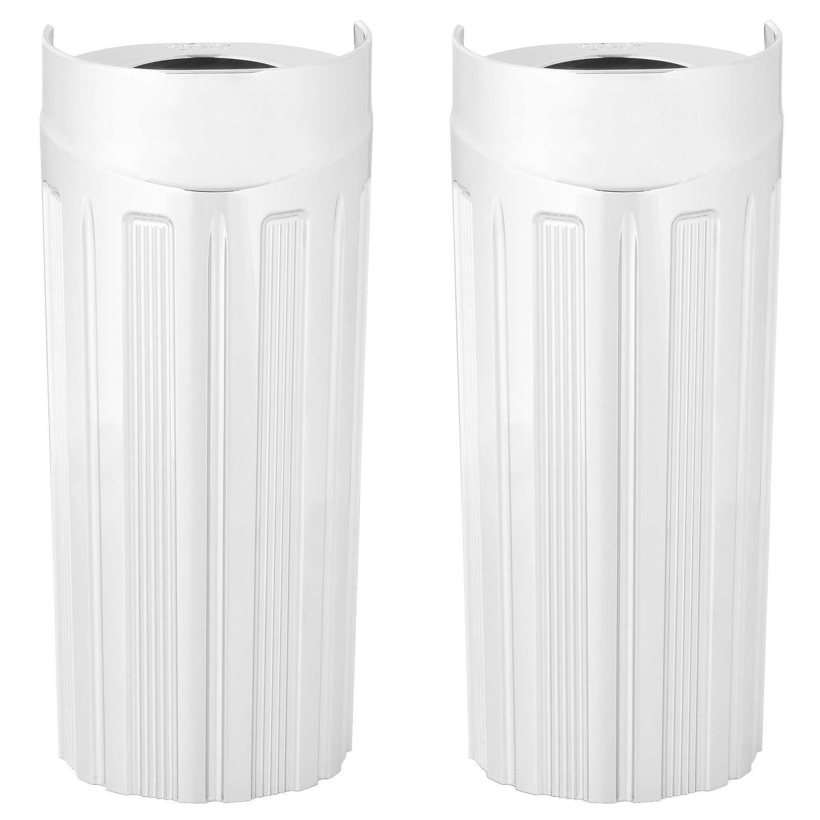 Arlen Ness 10-Gauge Fork Boot Covers - Chrome - +2" - FLHT 20-058_91738