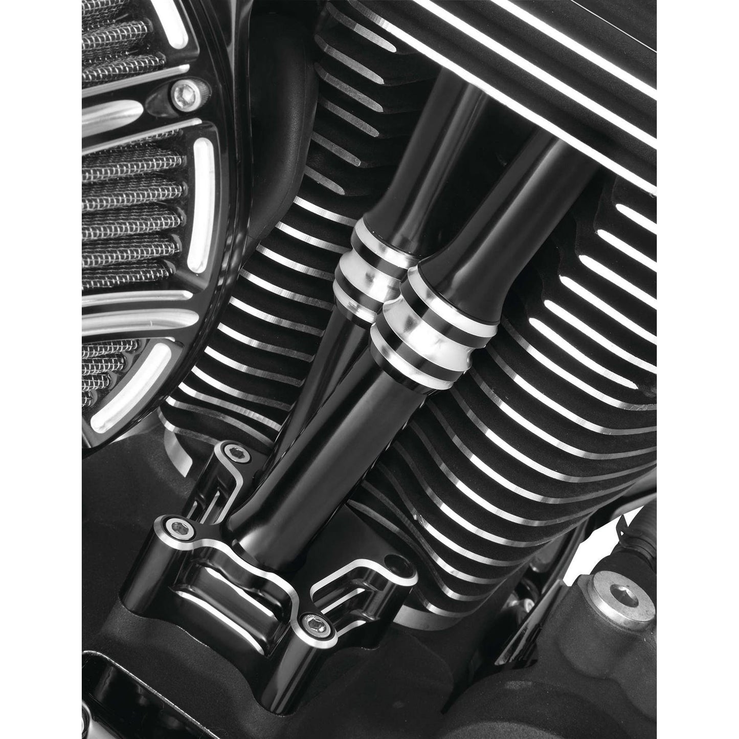 Arlen Ness Lifter Block Cover 10-Gauge Black 12-573_91774