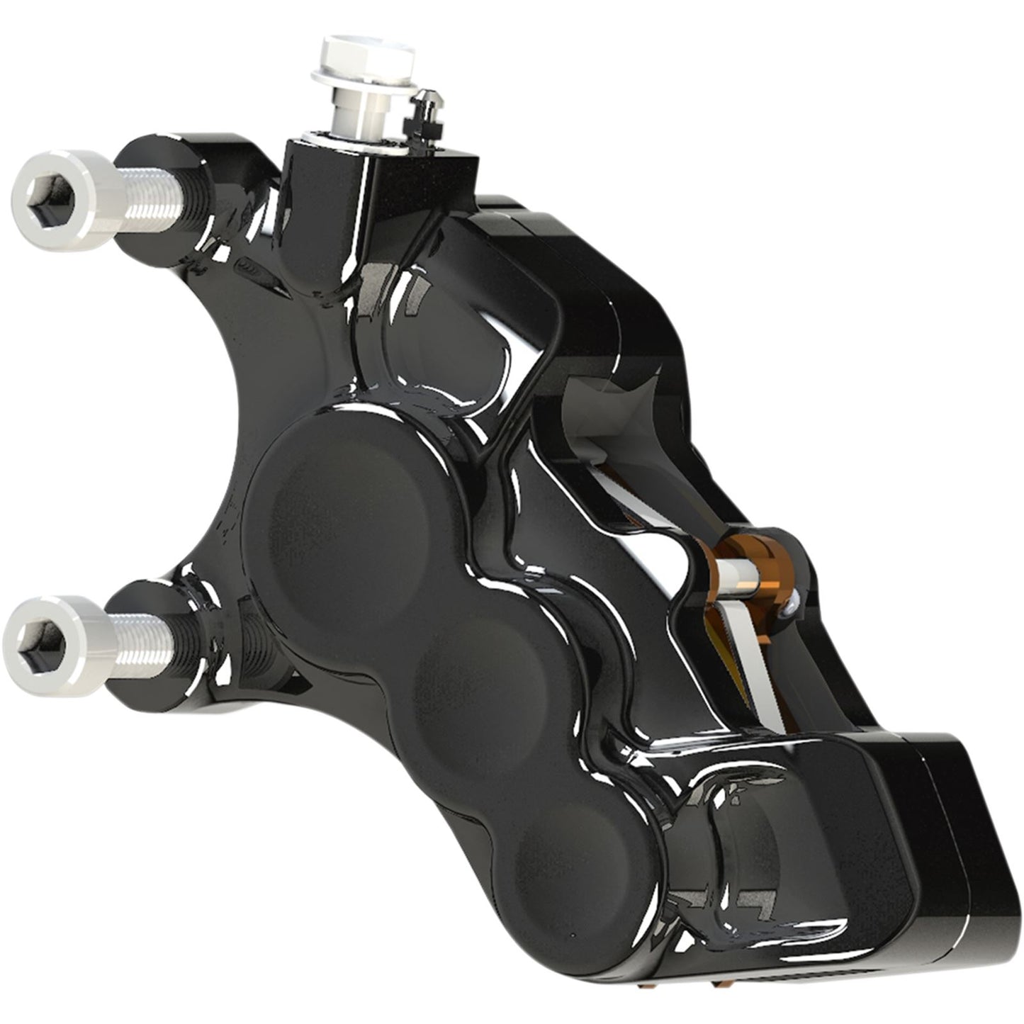 Arlen Ness 6-Piston Caliper - Front Left - Black - 11.8" 02-215_345043