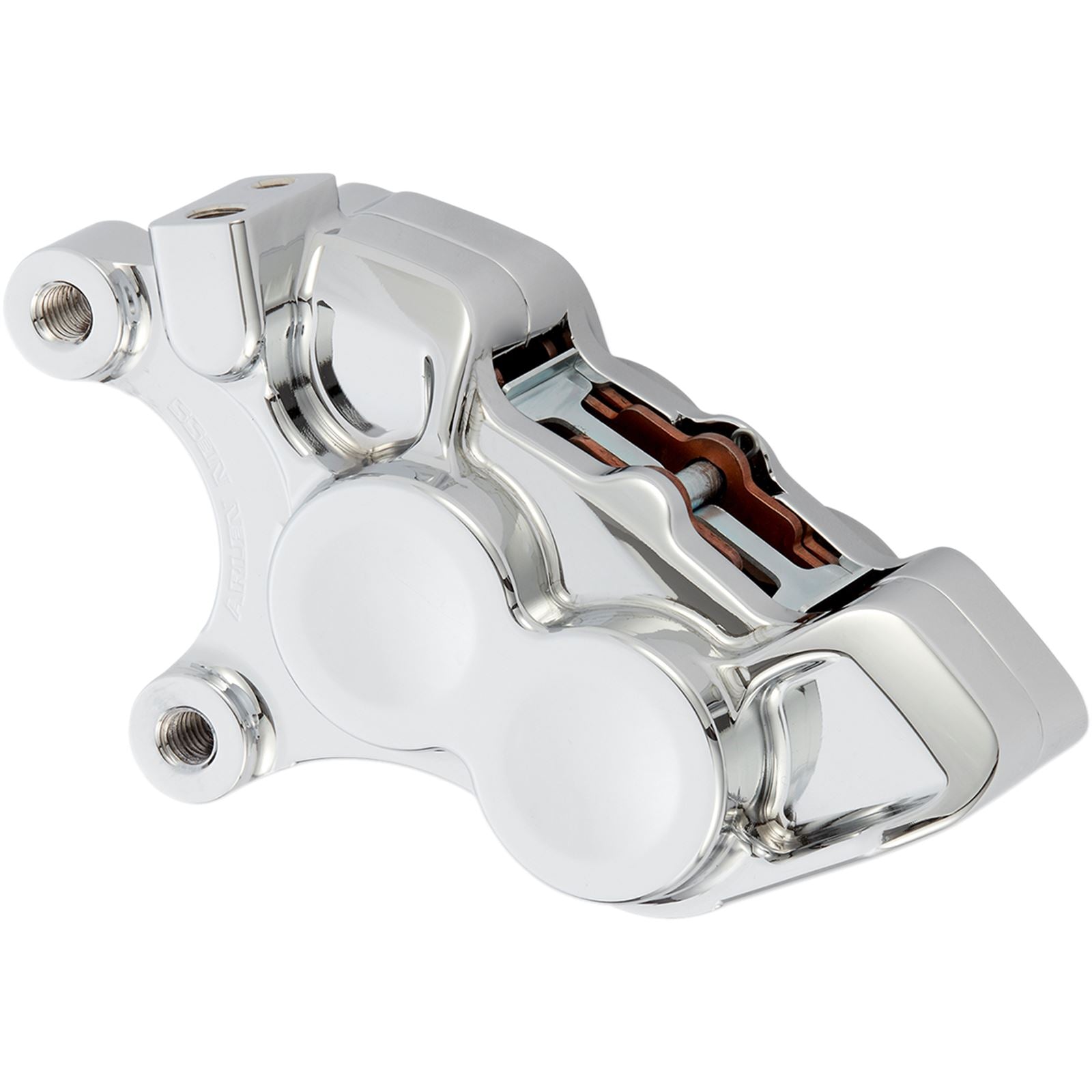 Arlen Ness 4-Piston Caliper - Left - 11.8" - Chrome 02-220_345047