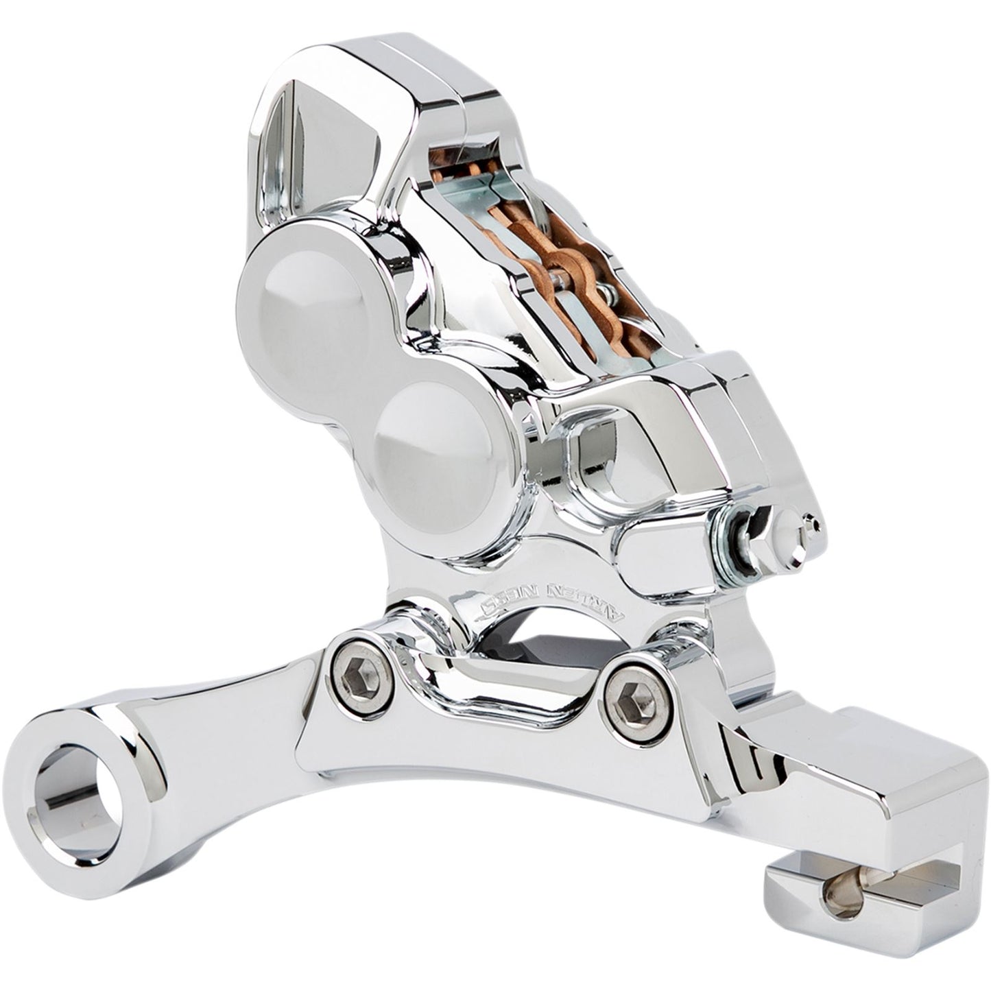 Arlen Ness 4-Piston Caliper - Rear - 11.8" - Chrome 02-324_345059