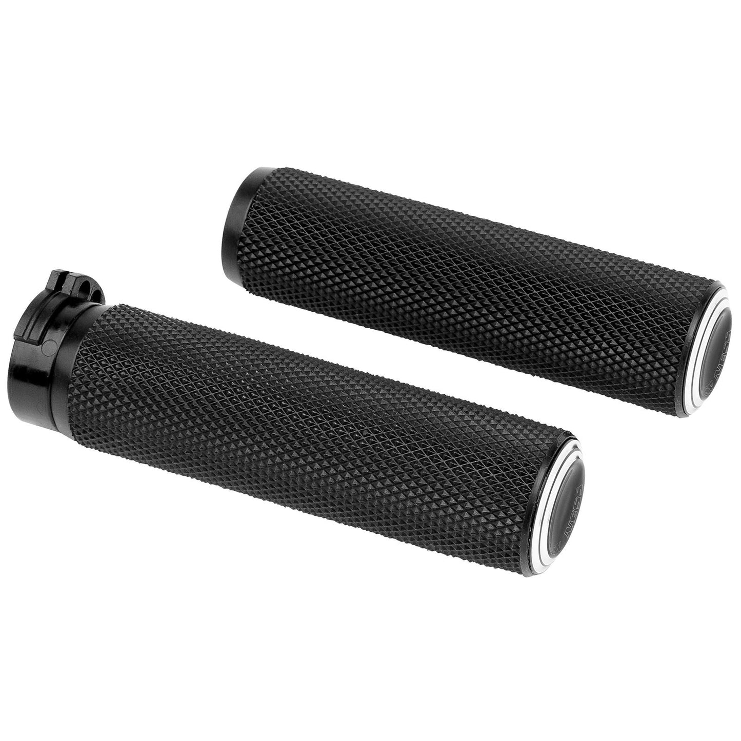 Arlen Ness Dual Ring Handlebar Grips for Cable - Black  07-308_91913