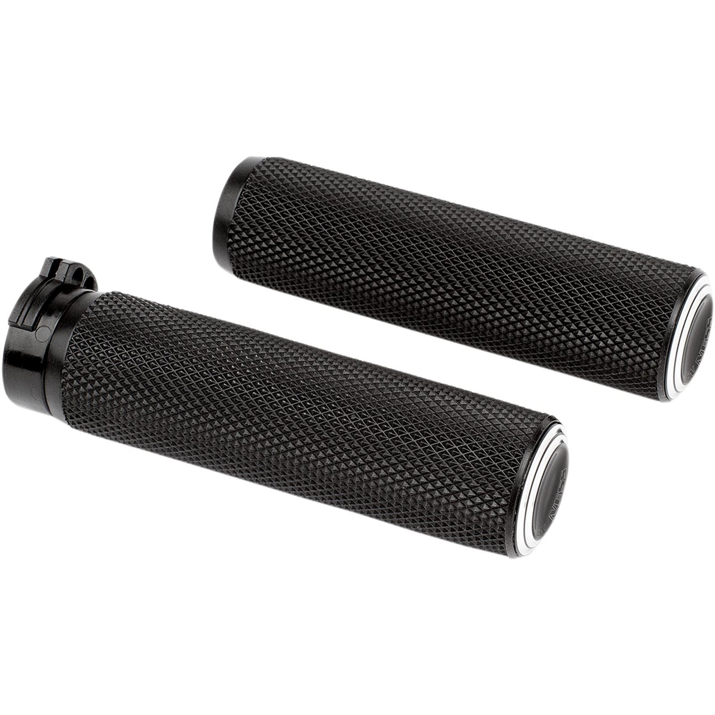 Arlen Ness Dual Ring Handlebar Grips for Cable - Black  07-308_344204