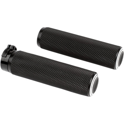 Arlen Ness Dual Ring Handlebar Grips for Cable - Black  07-308_344204