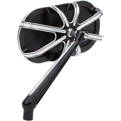 Arlen Ness 10-Gauge Mirror - Black - Left 13-160_344277
