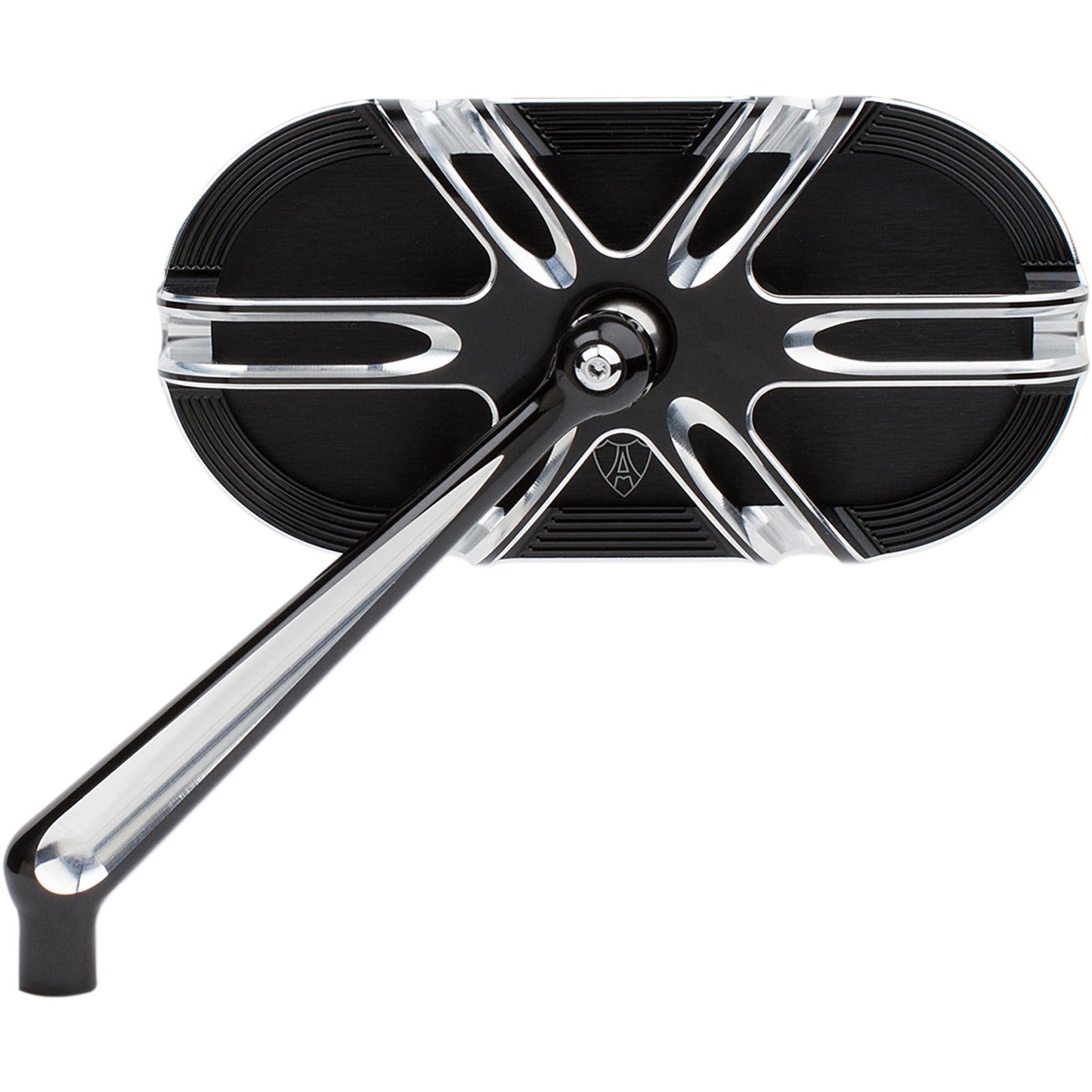 Arlen Ness Deep Cut Mirror - Black - Left 13-164_344285