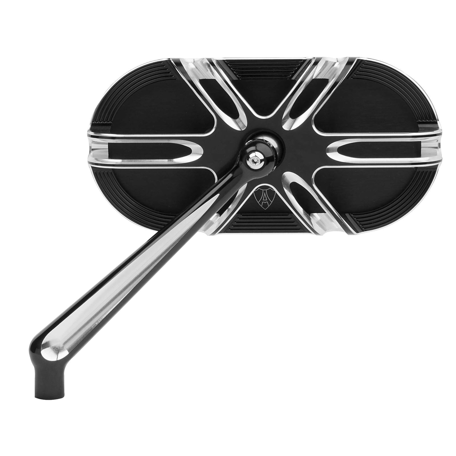 Arlen Ness Deep Cut Mirror - Black - Right 13-166_91957