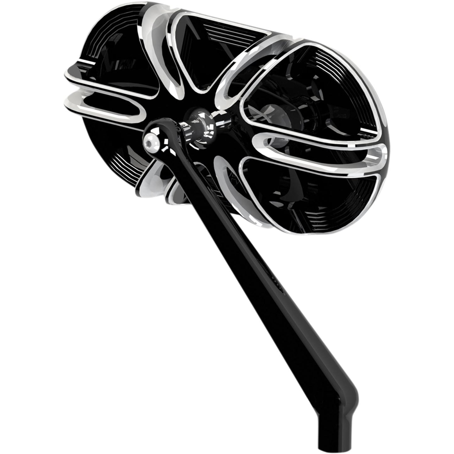 Arlen Ness Deep Cut Mirror - Black - Right 13-166_344288