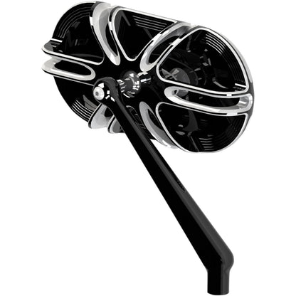 Arlen Ness Deep Cut Mirror - Black - Right 13-166_344288