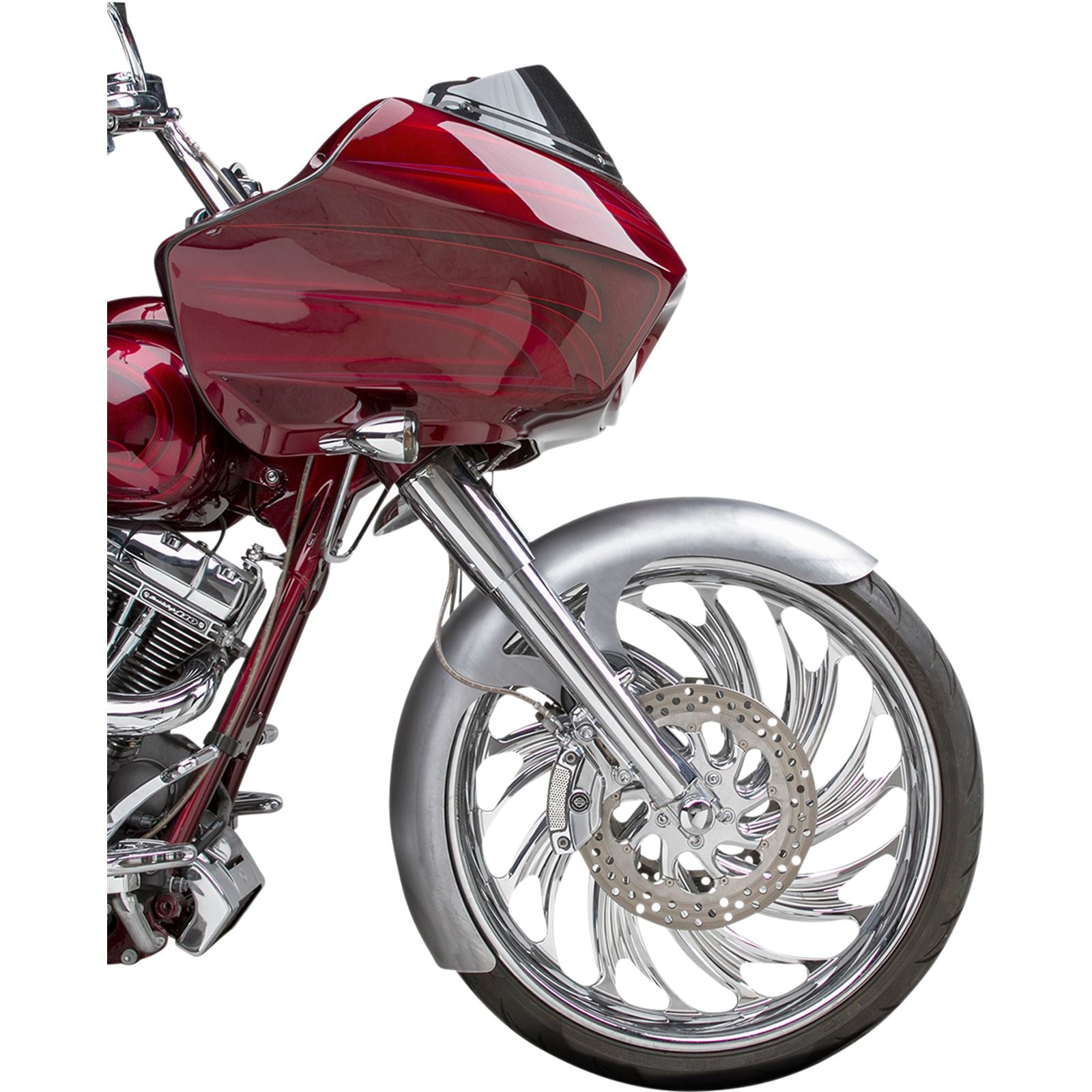 Arlen Ness Real Steel Rapper Front Fender - 21" - 5.9" - FLHT 06-736_344838