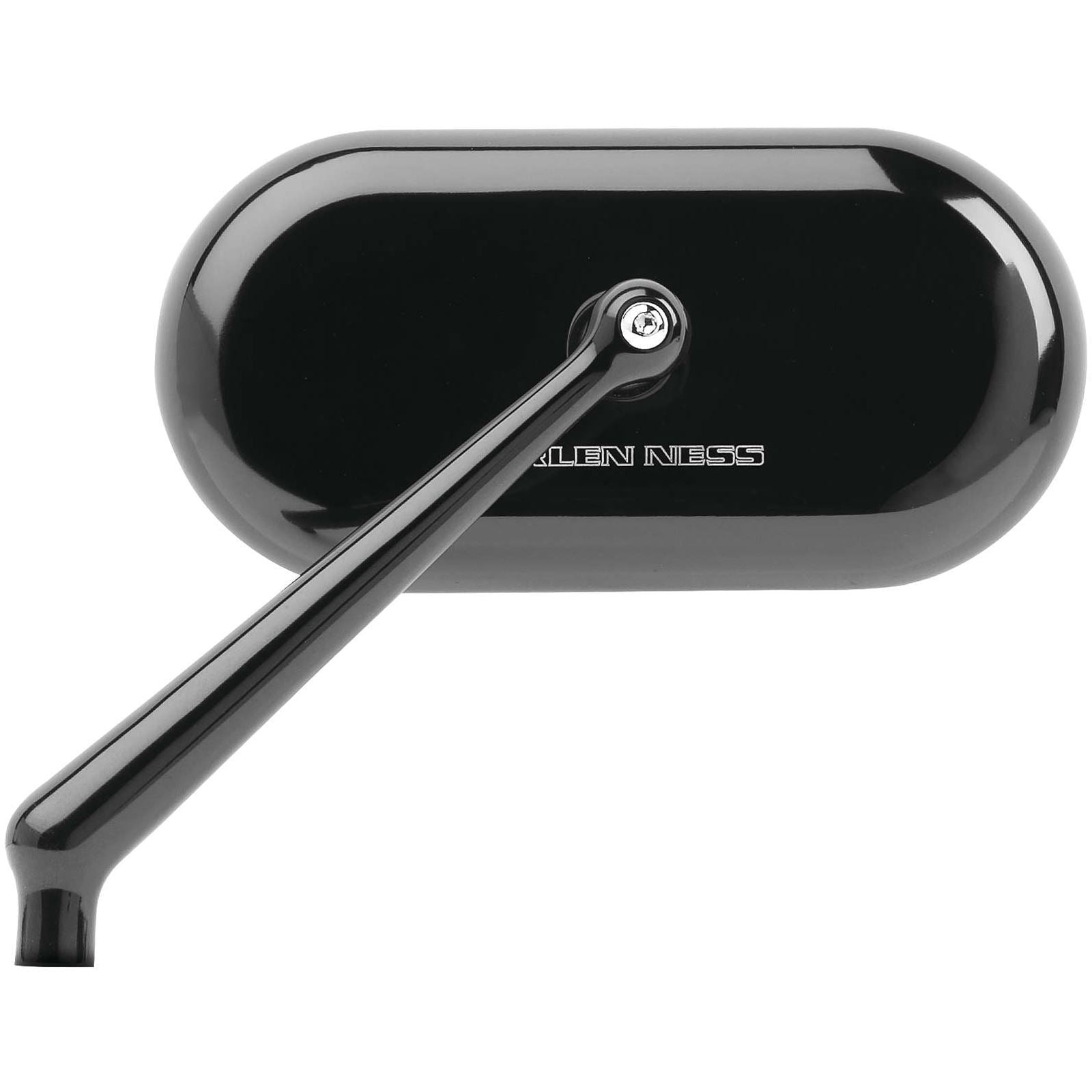 Arlen Ness Oval Mirror - Black - Left 13-170_92131