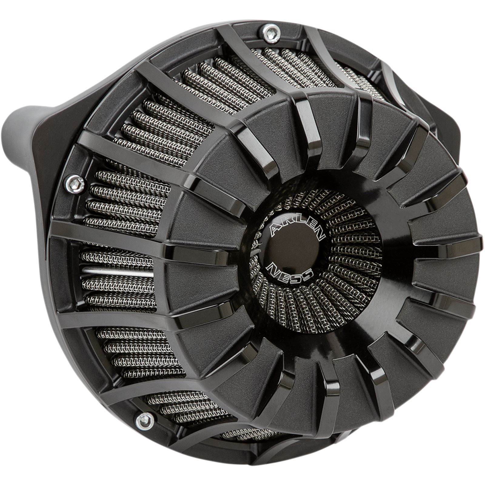 Arlen Ness Air Cleaner 15-Spoke Twin Cam Cable Black 18-993_344735