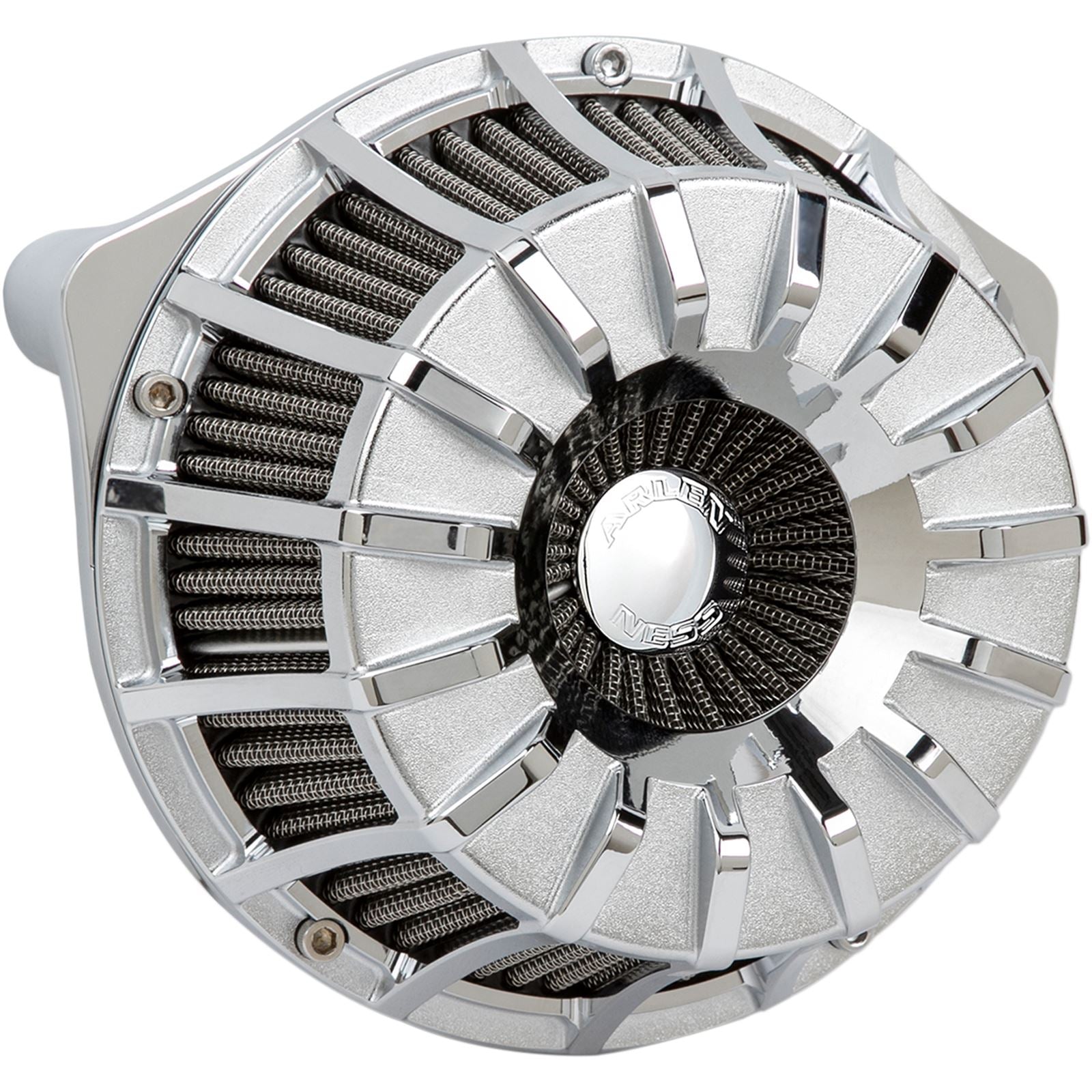 Arlen Ness Air Cleaner 15-Spoke '17-19 Milwaukee-Eight Chrome 18-996_344697