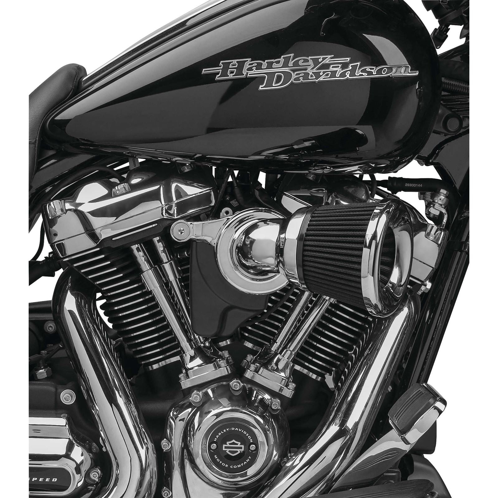 Arlen Ness Air Cleaner Velocity 65° FLH Chrome 81-201_92176